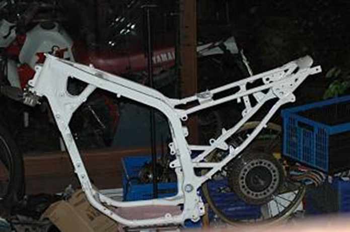 Motorcycle frame type - Split single cradle used in Honda Africa Twin